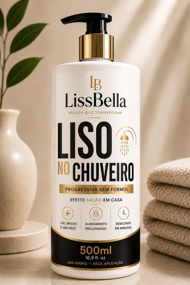 Progressiva LissBella Liso no Chuveiro